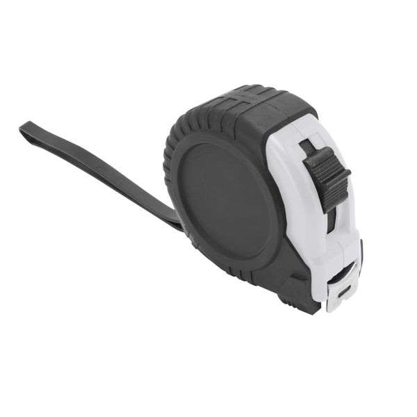 Flexômetro homologado de 3 m com mecanismo de bloqueio e gancho metálico para tiras