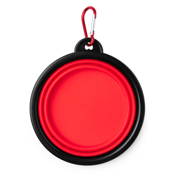 Tigela dobrável prática e resistente para animais de estimação