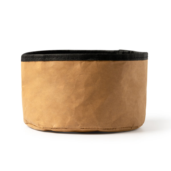 Tigela dobrável para animais de estimação em RPET e papel reciclado