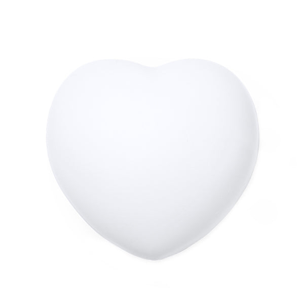 Solid Color PU Heart Shaped Stress Ball