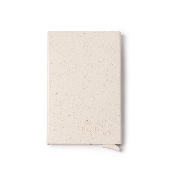 Porta-cartões RFID em fibra de trigo