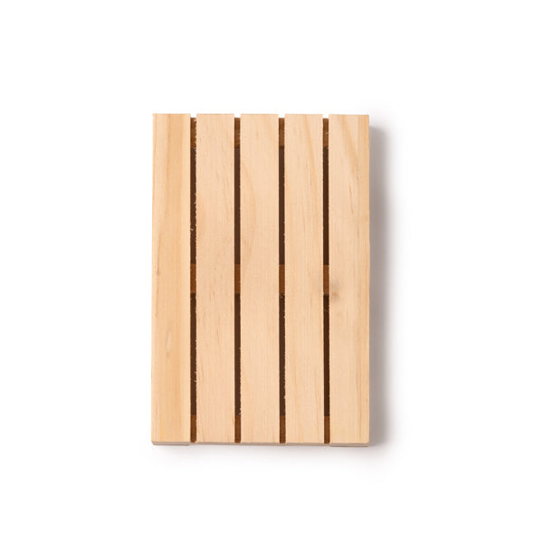 Base para copos de madeira em forma de palete