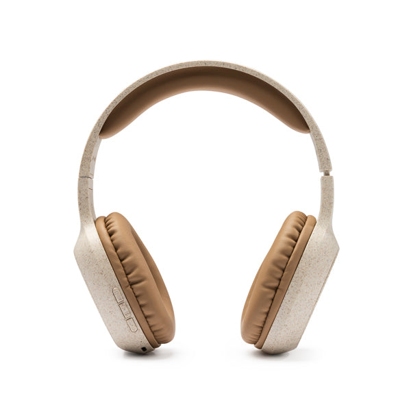 Wireless headphones made from wheat fiber