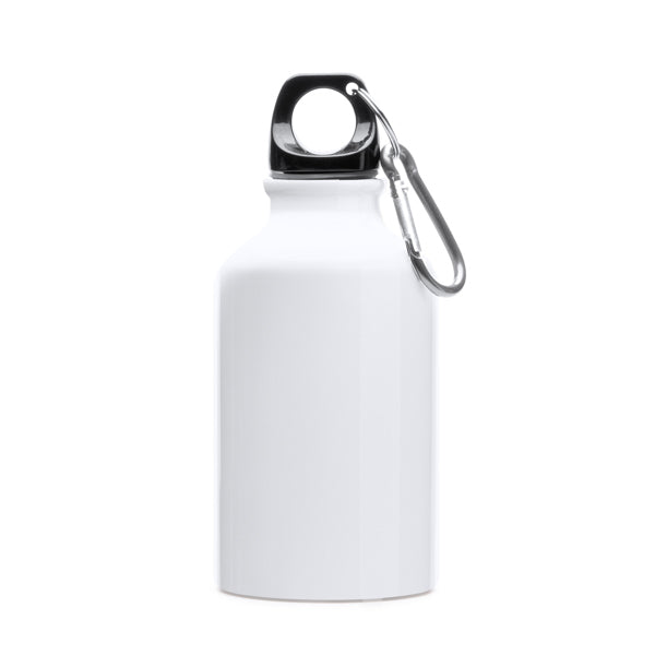 Aluminum bottle with carabiner