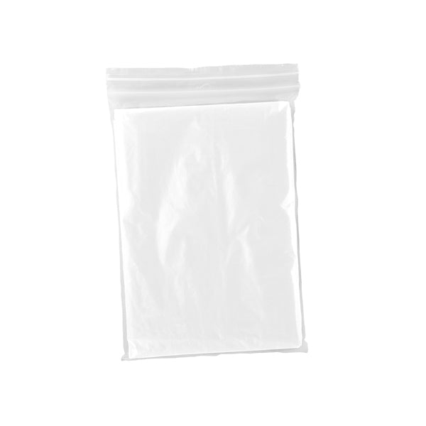 Poncho de chuva transparente de tamanho único para adultos com capuz e aberturas para os braços