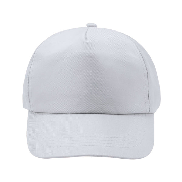 RPET 5-panel cap with embroidered eyelets