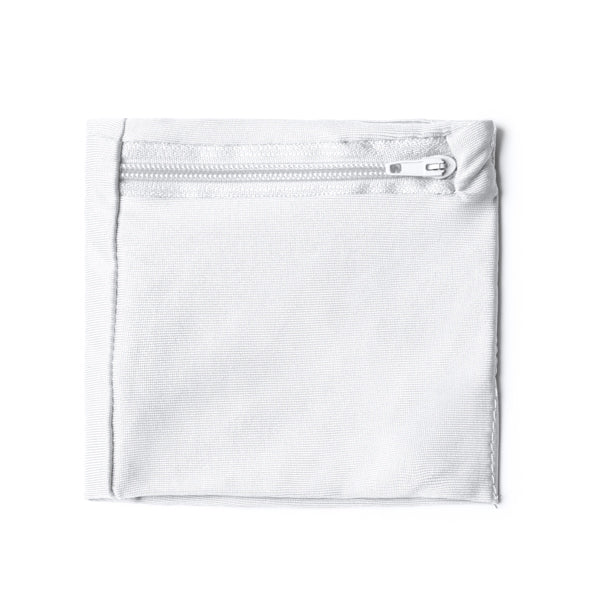 Pulseira elástica com bolso com fecho a condizer