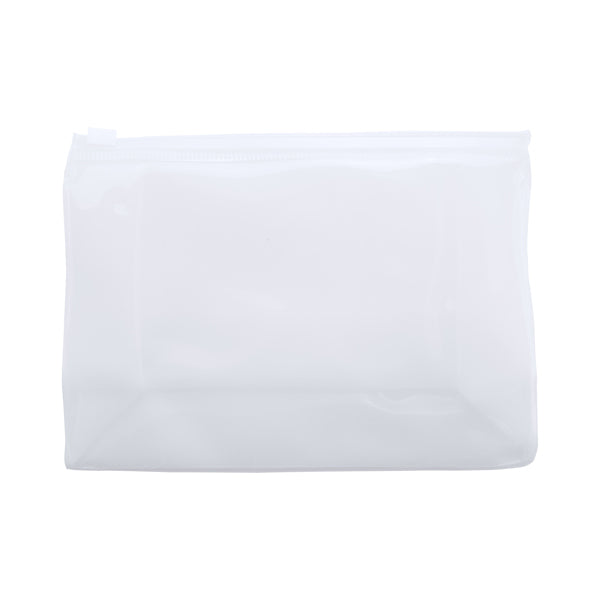 Nécessaire em PVC transparente com fecho hermético