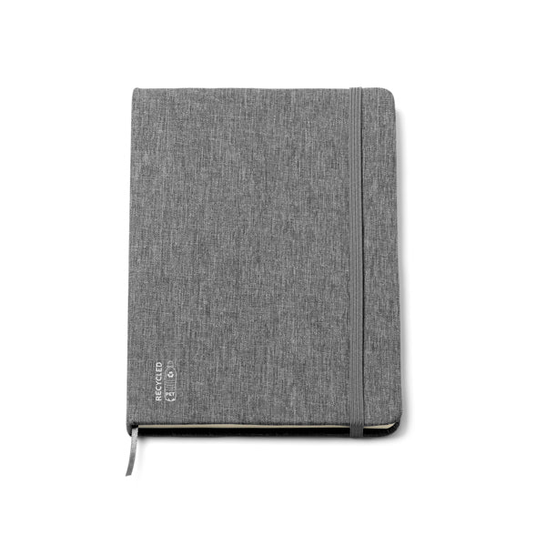 A5 notebook with hard cover in RPET