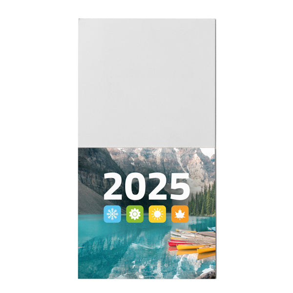 Calendário magnético com folhas fáceis de rasgar