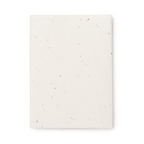Notepad with recycled and biodegradable paper covers with seeds