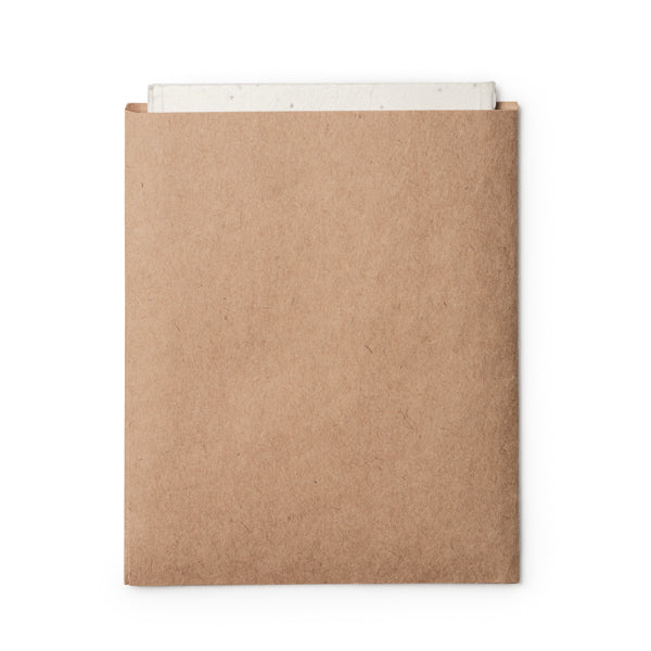 A6 notebook with recycled and biodegradable paper covers with seeds