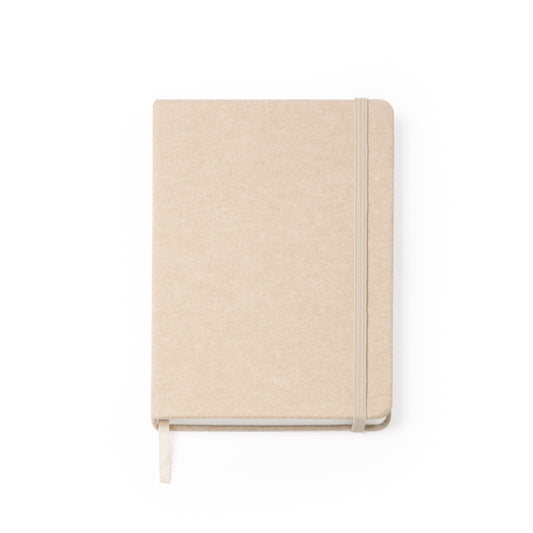 Bloco de notas A5 com capas de algodão
