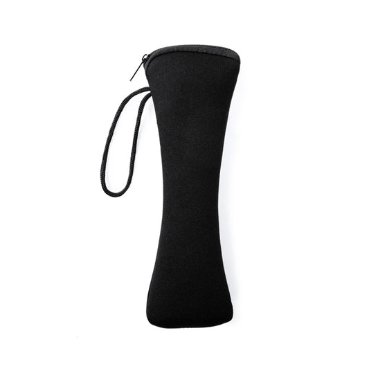 Fantástico conjunto de talheres em aço inoxidável apresentado num prático estojo de neoprene