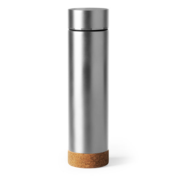 Garrafa térmica com infusor de chá