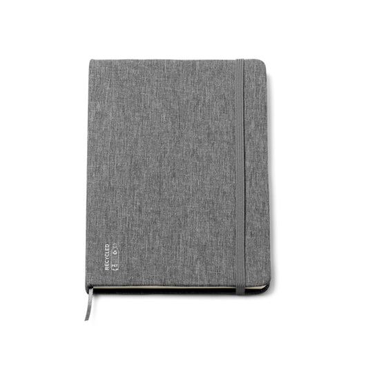 A5 notebook with hard cover in RPET